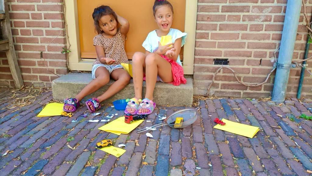 Slappe lach op het terras 💕